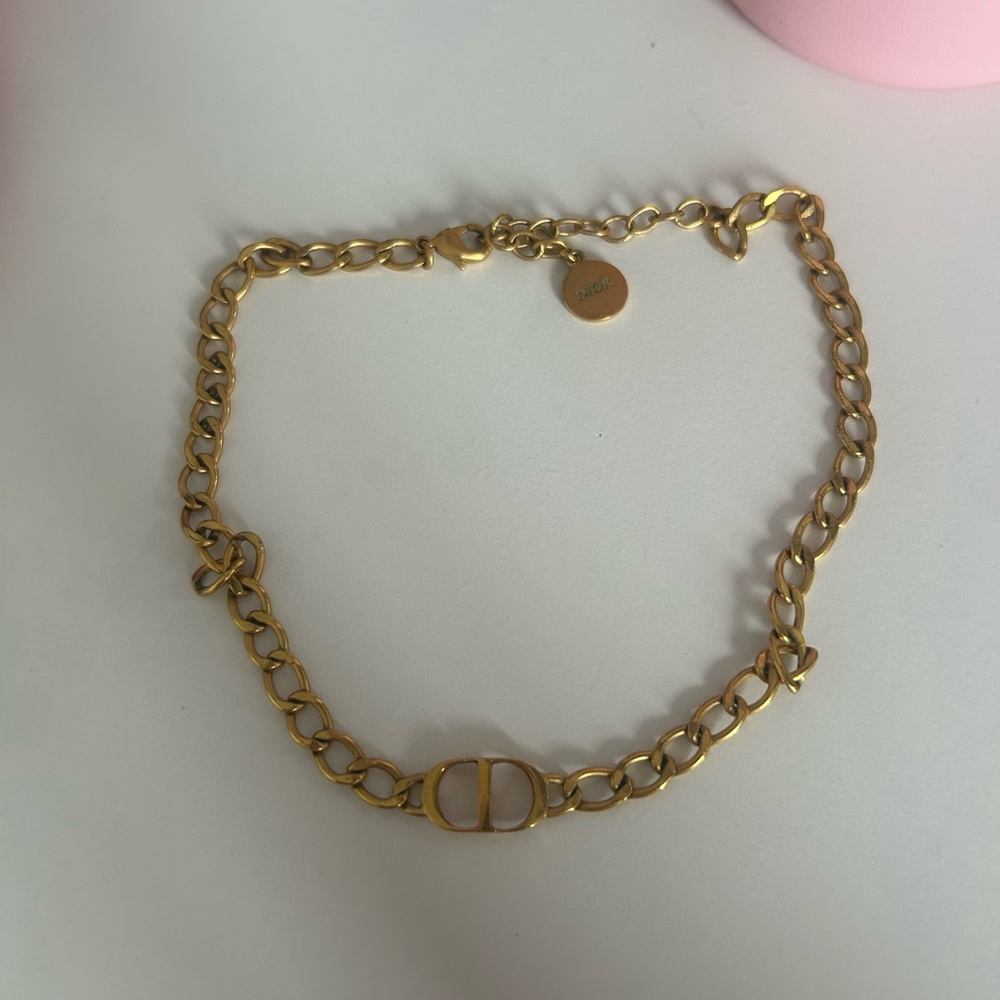 DIOR CD Montaigne Short necklace